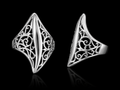 S6.5 | 925 Sterling Silver Openwork Filigree Statement Ring