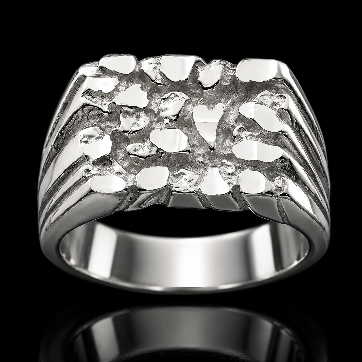925S Openwork Statement Ring
