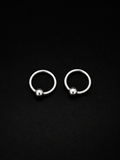 925S Minimalist Hoop Earrings