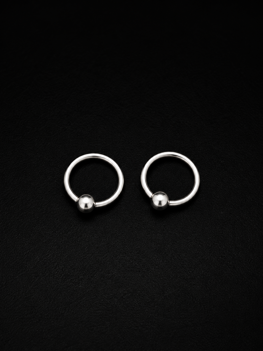 925S Minimalist Hoop Earrings