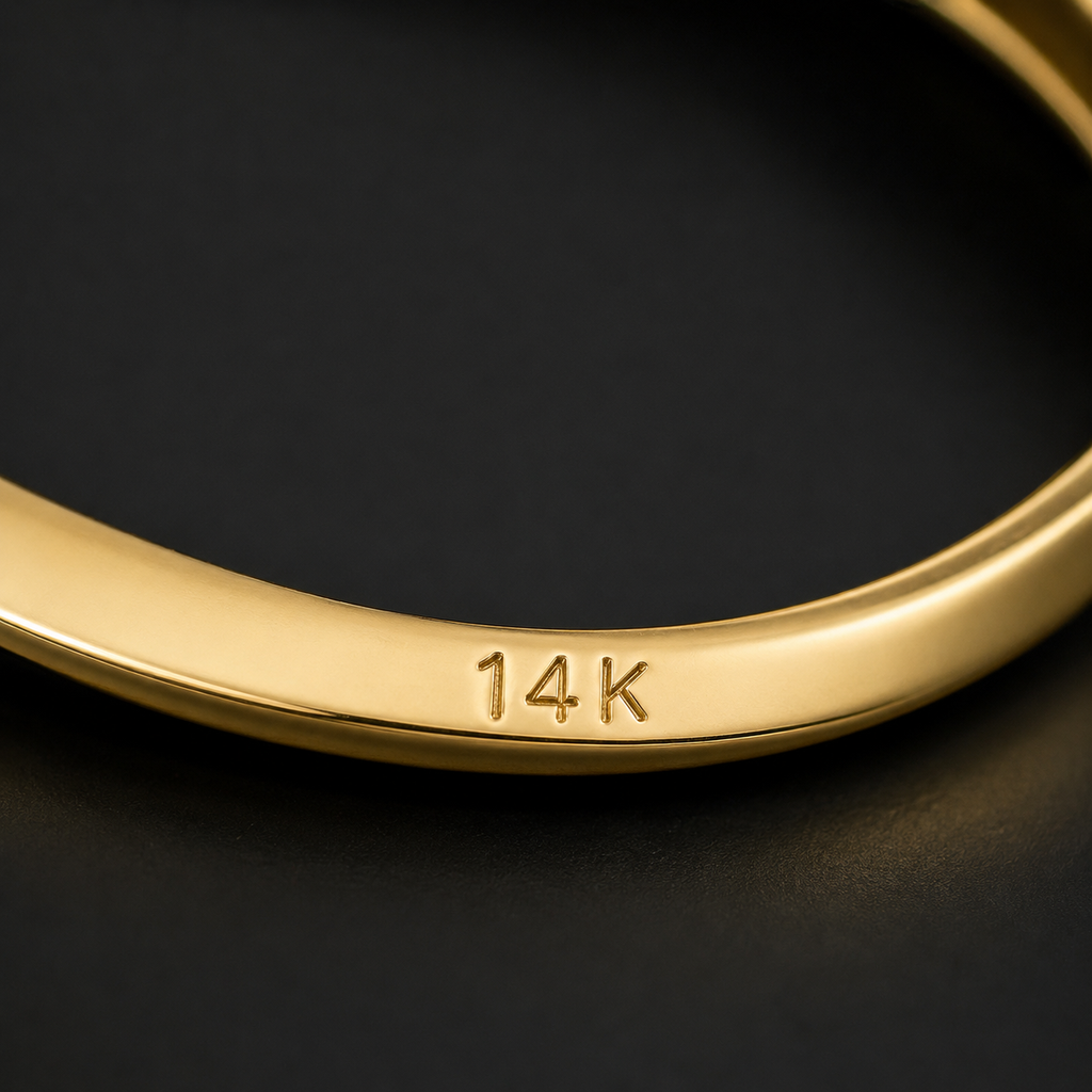 14K Gold Lab-Grown Diamonds Heart Cluster Ring | Size 7