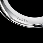 925S Milgrain Comfort Fit Wedding Band Ring