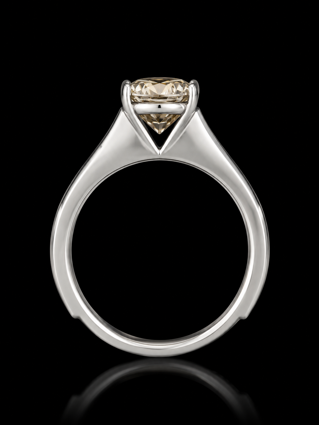 925S Champagne Diamond Solitaire Ring | S 8