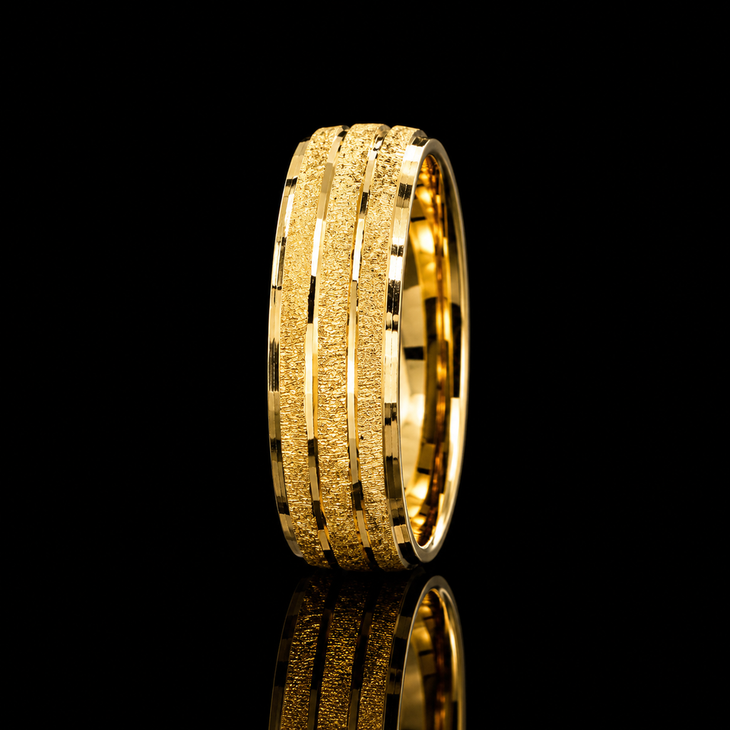 18K Wedding Band