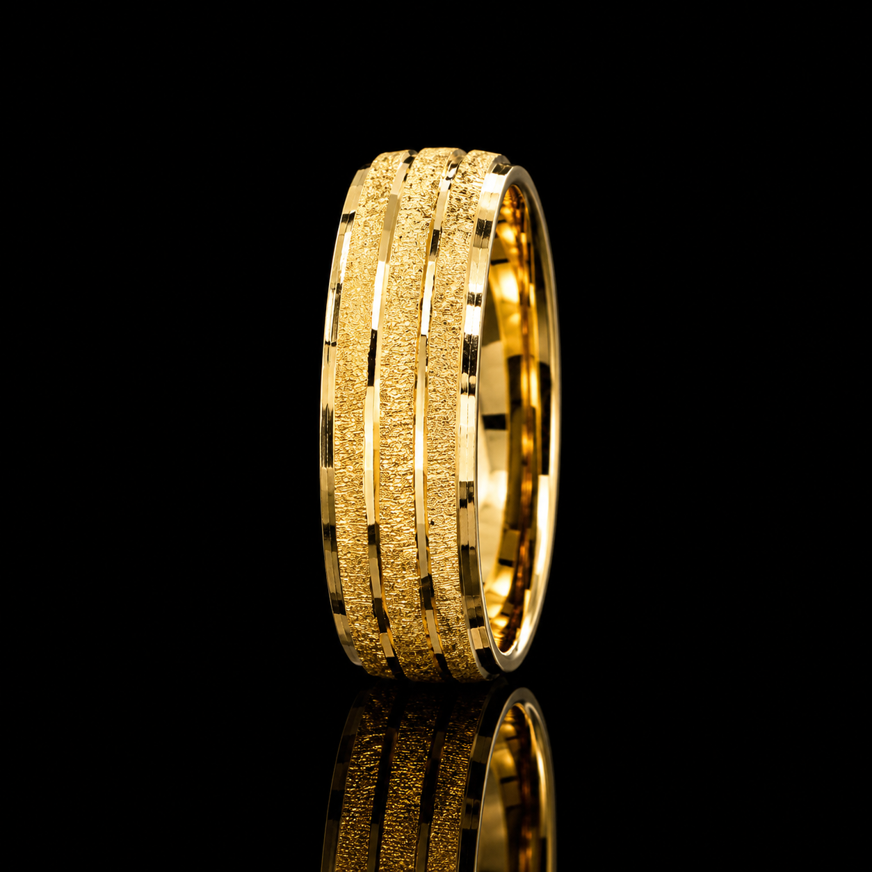 18K Wedding Band