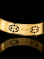 Diamond Statement Bangle – 10K Gold | 1.69CT | SIZE 10