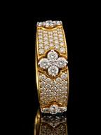 Diamond Statement Bangle – 10K Gold | 1.69CT | SIZE 10