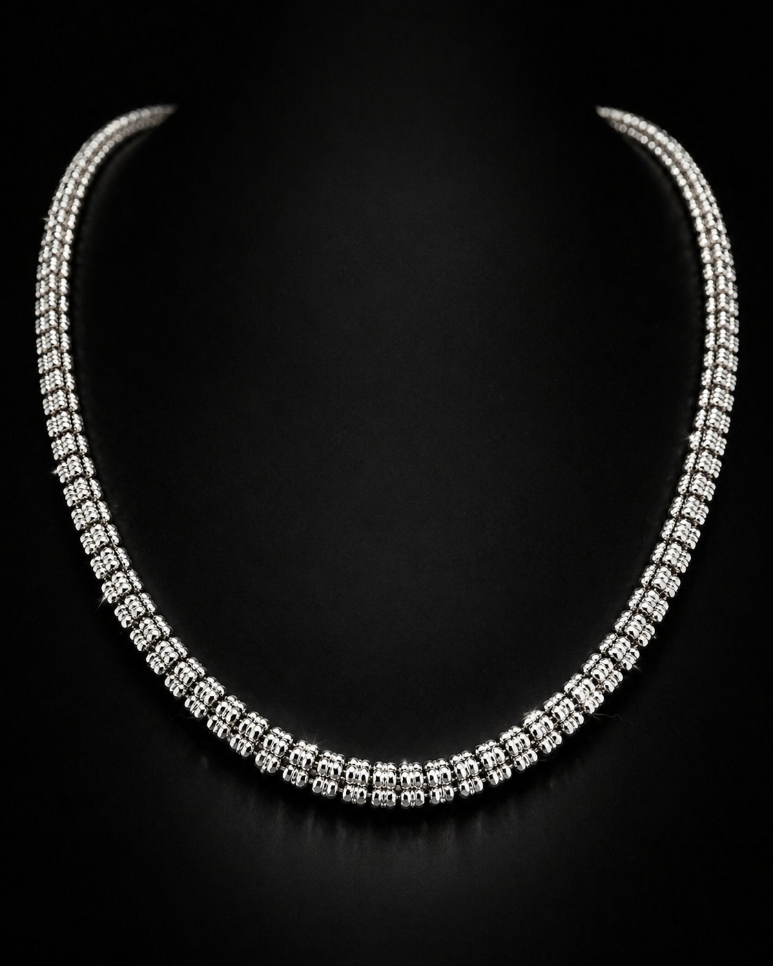 Classic Beaded Chain – 925S