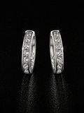 Classic Radiance CZ Hoop Earrings