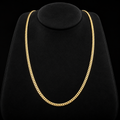 3mm, 24" | 10K Yellow Gold Miami Cuban Link Chain Necklace