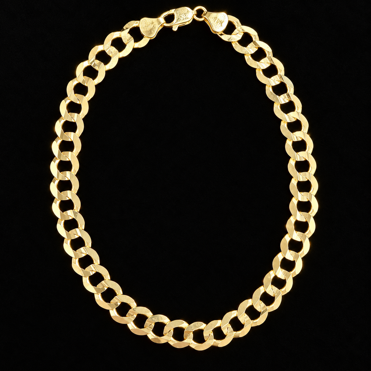 8" | 6mm | Prestige 10K Yellow Gold Miami Cuban Link Bracelet