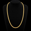 3.5mm, 20" | 10K Yellow Gold Diamond-Cut Rope Chain Necklace