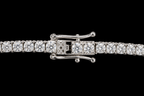 16"| 925 Sterling Silver VVS D Moissanite Tennis Necklace – 6.00 CTW | 2MM