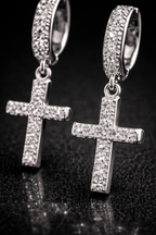 Signature Cross Micro Hoops 925S | VVS-D