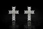 Celestial Cross Micro Studs 925S | VVS-D