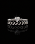 Eternal Heart Pavé Ring – 3.3CT Moissanite | 925S