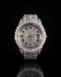 Moissanite Iced-Out Watch – Stainless Steel | VVS-D