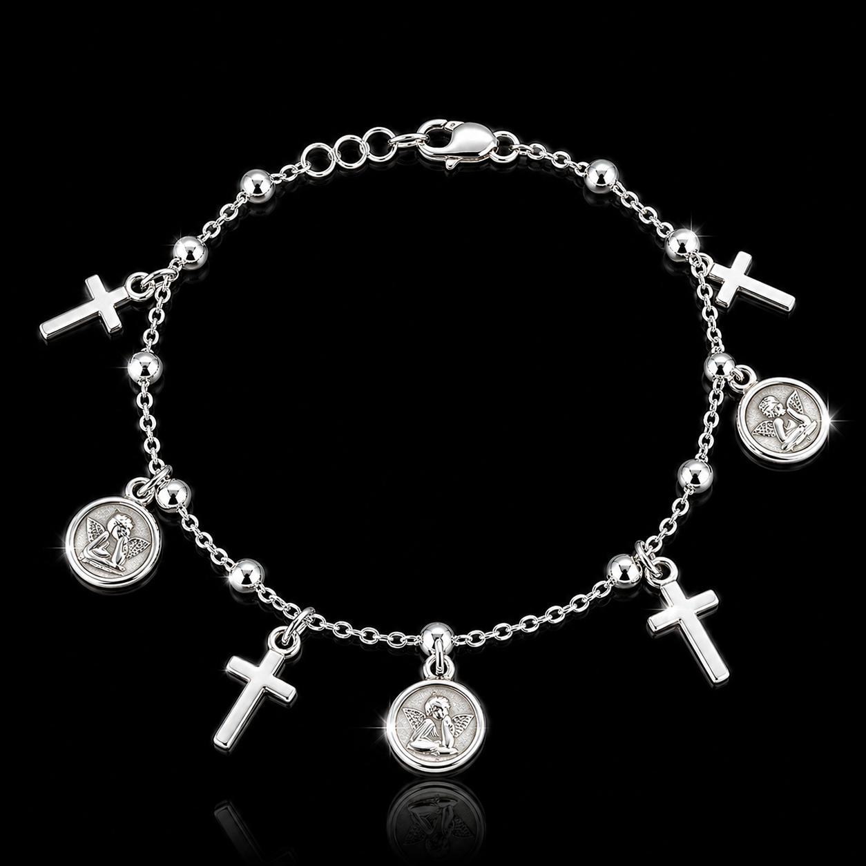 Faith Charm Bracelet – 925S