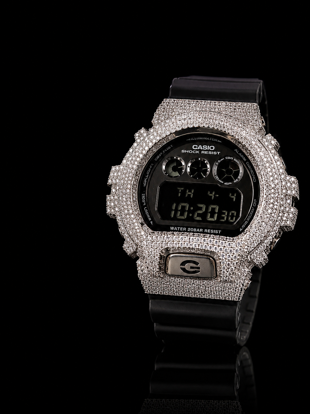 Iced G-Shock GM-6900U Custom Diamond Watch – 5CT Natural Diamonds