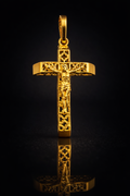 Crucifix Pendant “Sacred Heritage” 18K ITALY