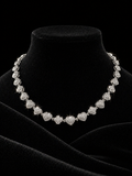 Heart Link Moissanite Chain – 925S | VVS-D | 18"