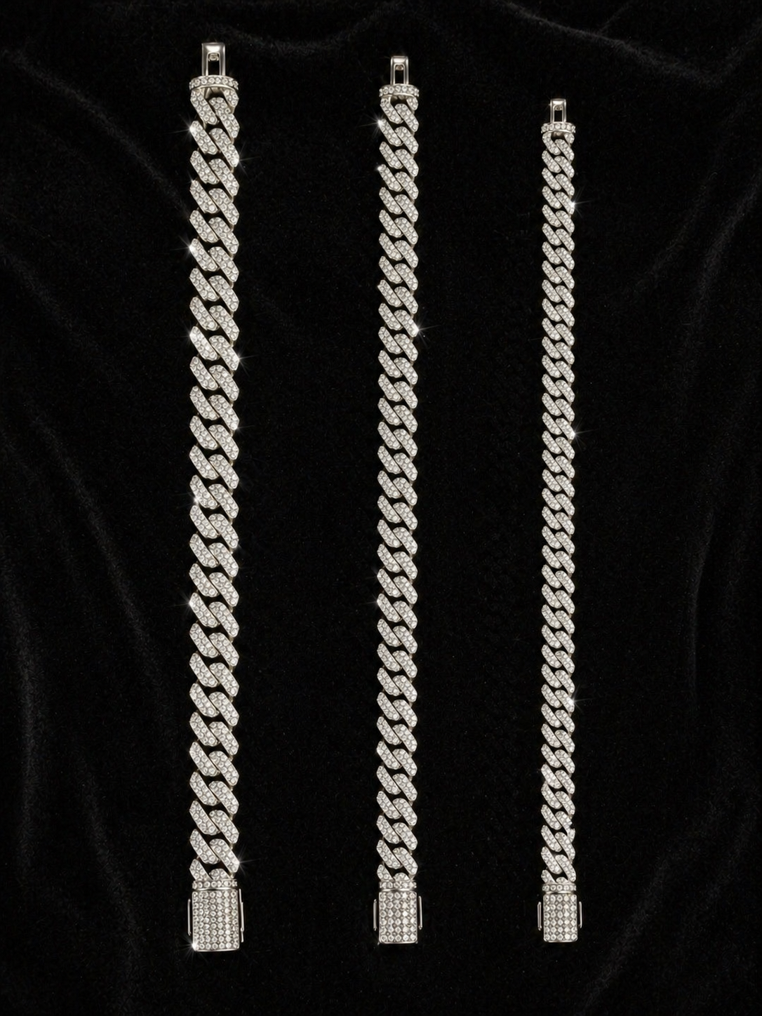 Iced Cuban Link Moissanite Bracelet – 925S | VVS-D