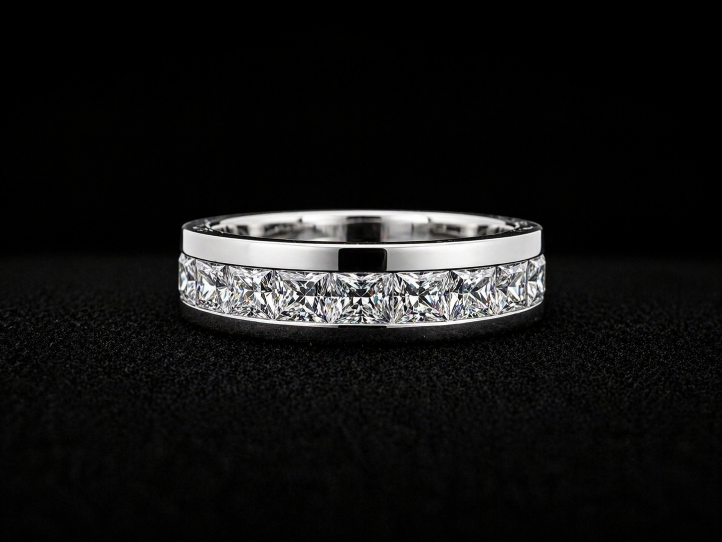 Imperial King Moissanite Band Ring size 10 | VVS-D 925S