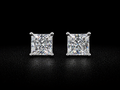 Imperial  Moissanite Stud Earrings | VVS-D 4CT