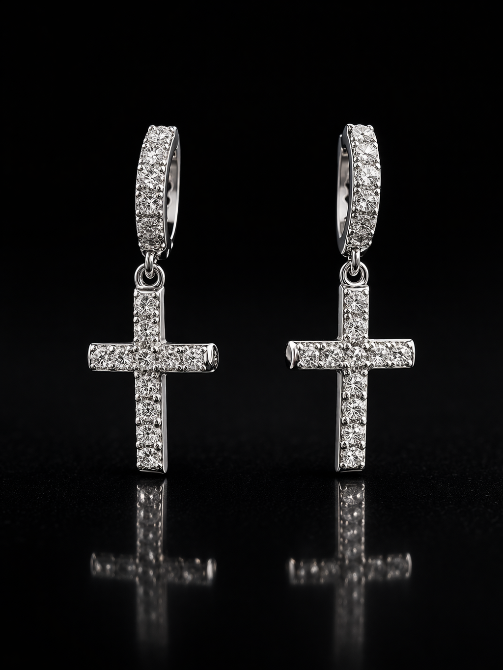 Signature Cross Micro Hoops 925S | VVS-D