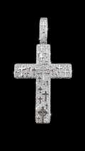 Multi Cross Iced Pendant – 925S | Moissanite