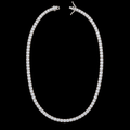 16"| 925 Sterling Silver VVS D Moissanite Tennis Necklace – 6.00 CTW | 2MM