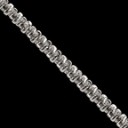 Lusso Cyclone 3mm Diamond-Cut Chain – 925 Sterling Silver