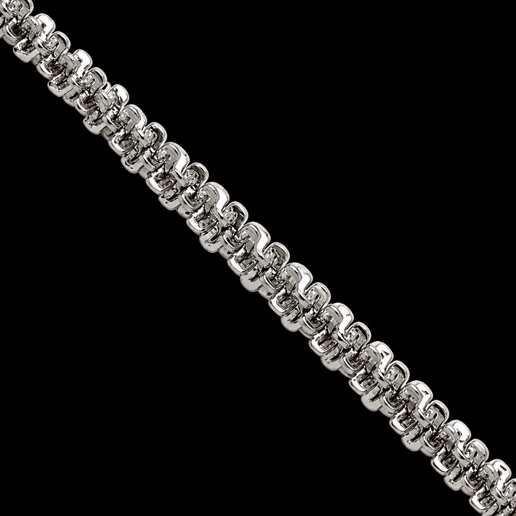 22" | 925 Sterling Silver Diamond-Cut Popcorn Chain Necklace – 5MM | 27.1G