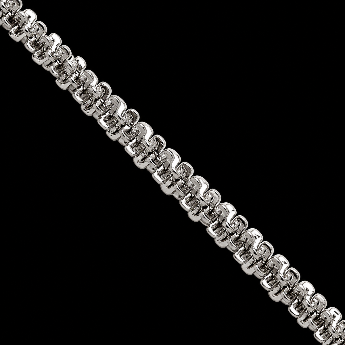 22" | 925 Sterling Silver Diamond-Cut Popcorn Chain Necklace – 5MM | 27.1G