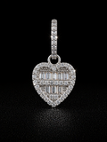 Radiant Heart Moissanite Pendant | VVS-D