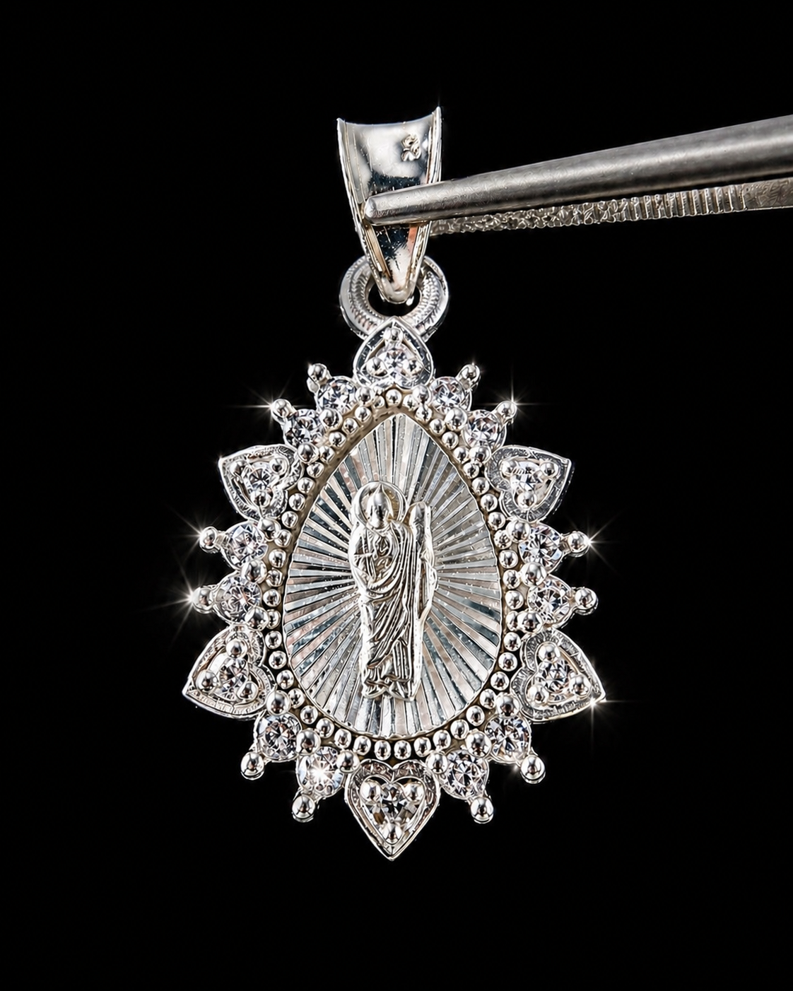 Radiant Saint Pendant – 925S