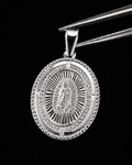 Radiant Virgin Mary Pendant – 925S