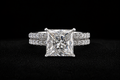 Royal Princess Moissanite Bridal Set Size 8