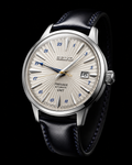 Seiko Presage GMT Automatic Leather Strap Watch