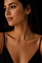 14K Solid Gold Small Cuban Link Chain – 18 Inches