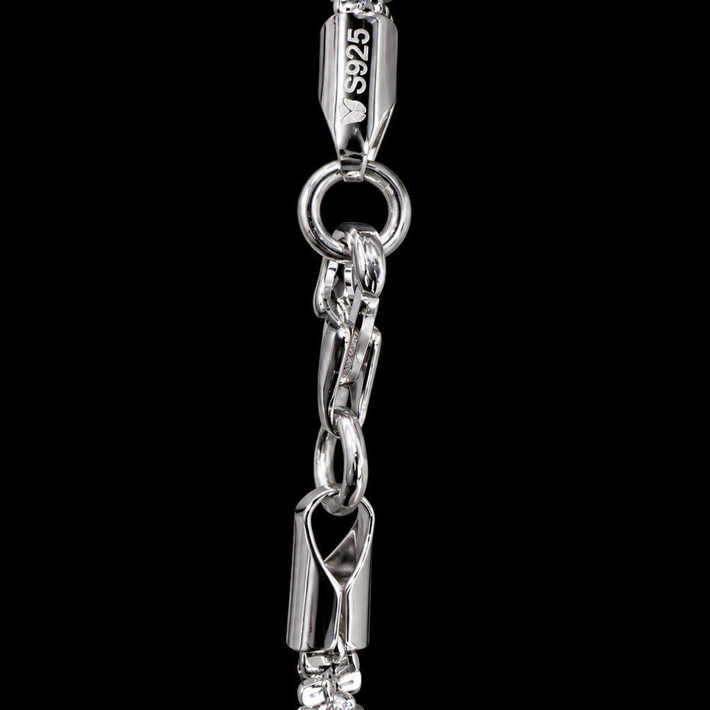 Lusso Cyclone 3mm Diamond-Cut Chain – 925 Sterling Silver