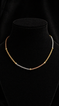 10K Tri-Color Peruvian Gold Rope Chain 18"