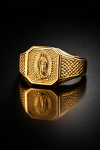Guadalupe Heritage Signet Ring – 18K | 12