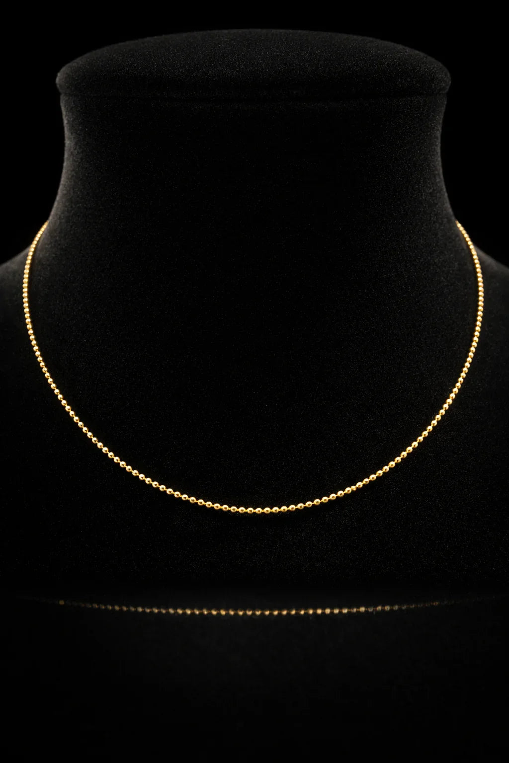 Bead Chain 18K Italy - 16"