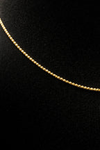 Bead Chain 18K Italy - 16"