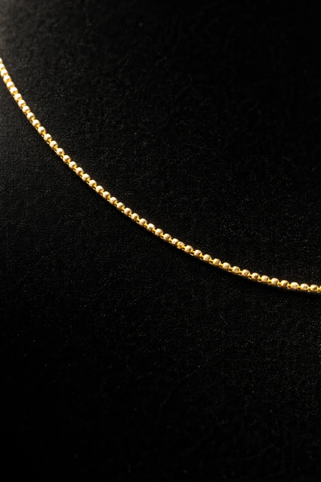 Bead Chain 18K Italy - 16"