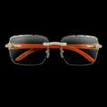 Moissanite Rimless Luxury Sunglasses – 925S