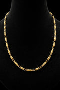 Rustic Heritage Chain 18K Colombian Gold Necklace, 24"