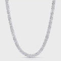 22" | 925 Sterling Silver Diamond-Cut Popcorn Chain Necklace – 5MM | 27.1G